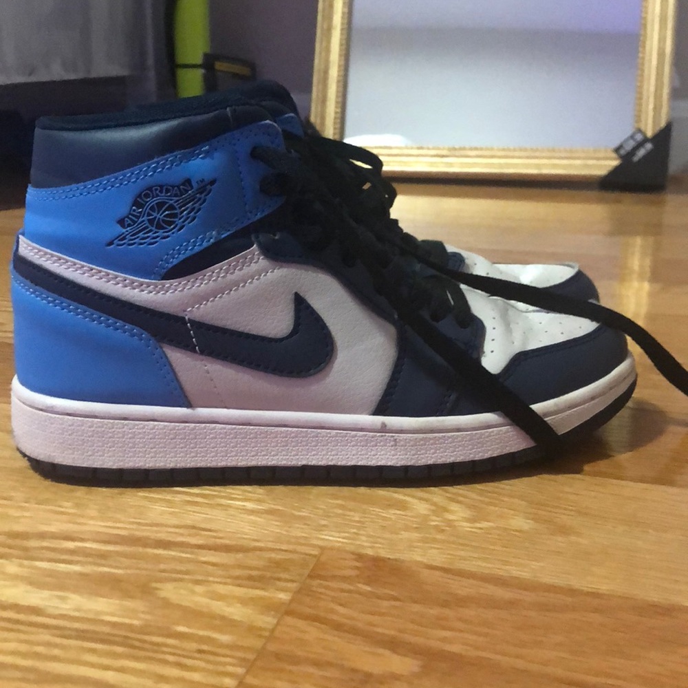 Blue High Top sneakers NIkE